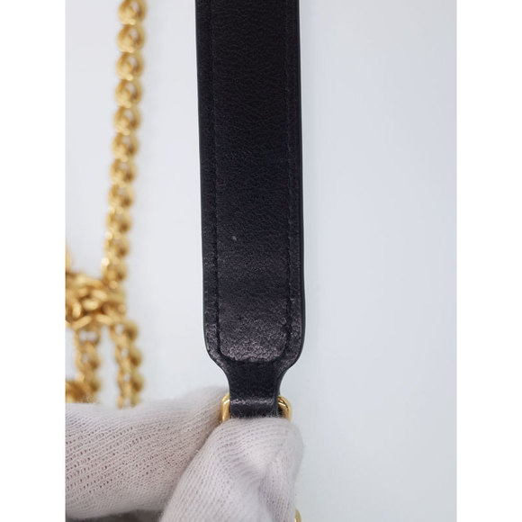 Saint Laurent Paris Viki Chain Shoulder Bag Black - Picture 8 of 8